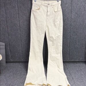 Current/Elliott Off-White Denim Pants